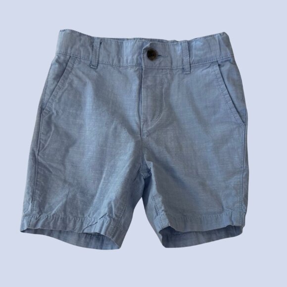 Bundle ** Children’s Place Boys Shorts, Size 5, Linen & Twill, Soft Blue ** - Picture 4 of 6